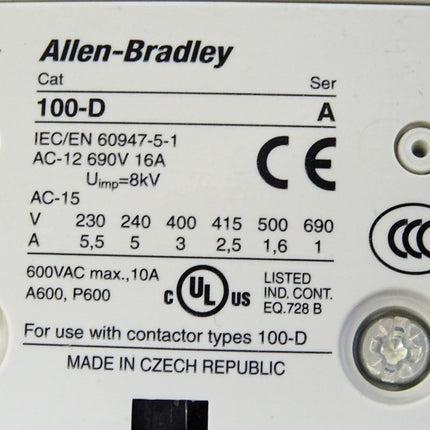 Allen-Bradley Schütz 100-D180 100-D