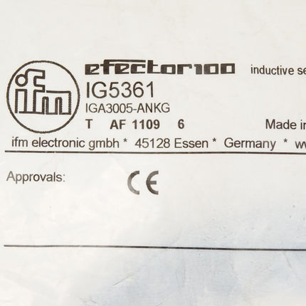 Ifm Efector100 IG5361 IGA3005-ANKG / Neu OVP