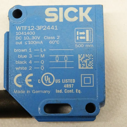 Sick photoelectric sensor WTF12-3P2441 / 1041400