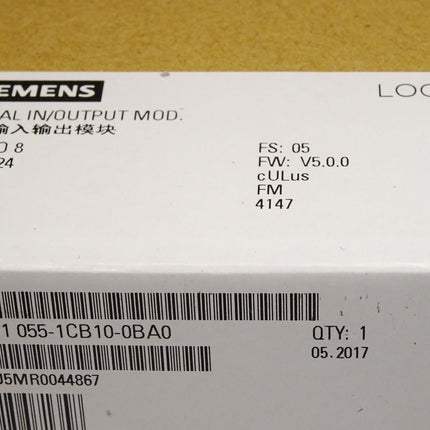 Siemens Logo! 6ED1055-1CB10-0BA0 6ED1 055-1CB10-0BA0 Neu OVP versiegelt