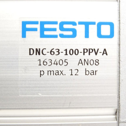 Festo 163405 DNC-63-100-PPV-A Normzylinder Unbenutzt