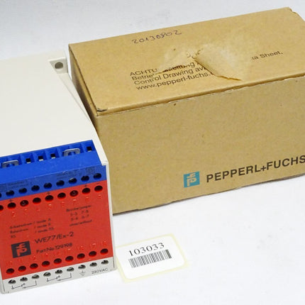 Pepperl+Fuchs Schaltverstärker 129198 WE77/Ex-2 230V / Neu OVP