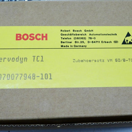 Bosch Servodyn TC1 Zubehörsatz VM50/B-TC1 / 1070077948-101 / 1070077949-103 / Neu OVP