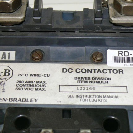 Allen Bradley 123166 DC Contactor