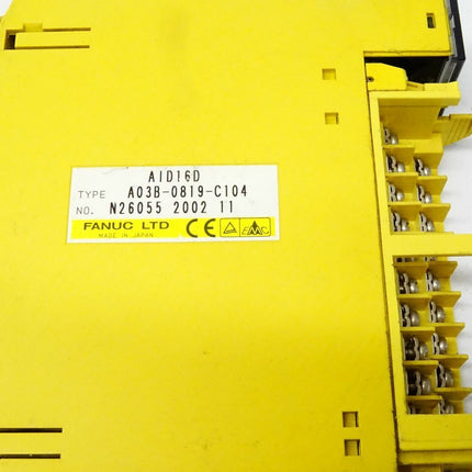 Fanuc LTD AID16D / A03B-0819-C104 / Digital Input Module