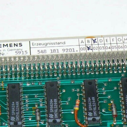 Siemens Sinumerik 6FX1118-1AA02 // 6FX1 118-1AA02 / E-Stand: C-01