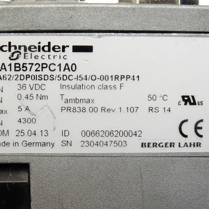 Schneider Electric Servomotor ILA1B572PC1A0 IFA62/2DP0ISDS/5Dc-i54/O-0001RPPP41