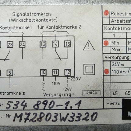 Siemens M72803W3320 Amperemeter 0-200 A