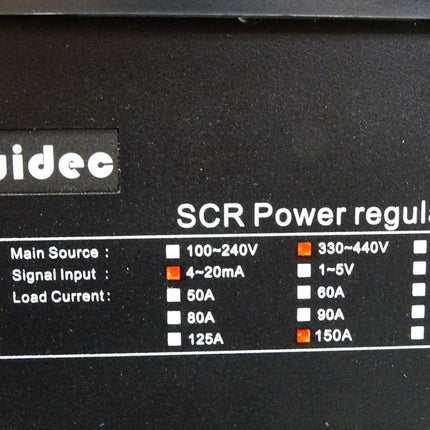 Twidec SCR Power regulator TS-4-4-150-PN 150A / Neu