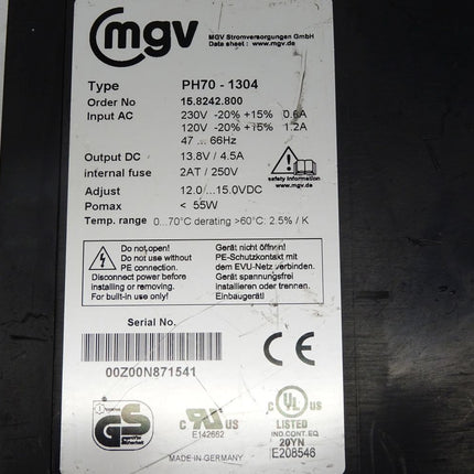 Mgv PH70-1304 / 15.8242.800