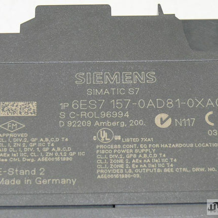 Siemens Simatic S7 6ES7157-0AD81-0XA0 / 6ES7157-0AD81-0XA0 E:2