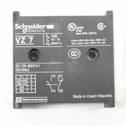 Schneider Electric VZ7 Hilfskontakt 055196 NEU/OVP