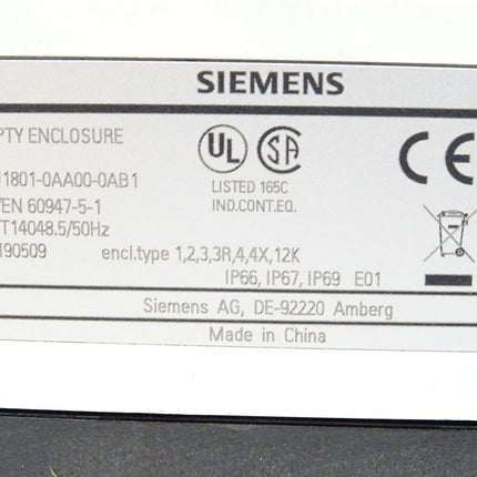 Siemens Schlüsselschalter mit Gehäuse 3SU1801-0AA00-0AB1 + 3SU1400-2AA10-3BA0 + 3SU1400-2DA43-3AA0