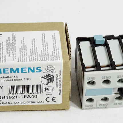 Siemens Hilfsschalter 3RH1921-1FA40 / Neu OVP