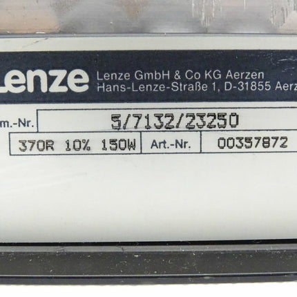 Lenze 5/7132/23250 Type 370R 10% 150W / 00357872 OVP