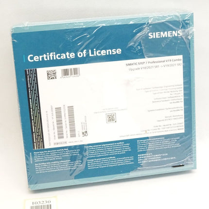 Siemens SUS-230691 Simatic Step 7 Professional V19 Combo V19/2021 SR2 Upgrade 6ES7822-1AA23-0YE5 / Neu OVP