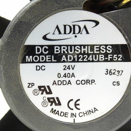 ADDA DC BRUSHLESS AD1224UB-F52 DC 24V 0.40A