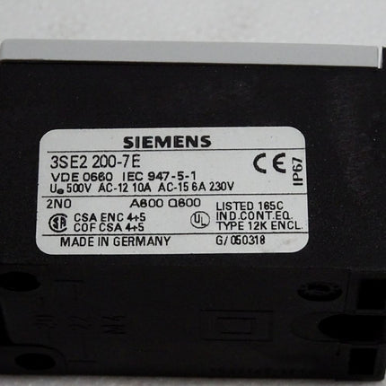 Siemens 3SE2200-7E 3SE2-200-7E Positionsschalter / Unbenutzt