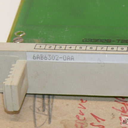 Siemens 6AB6302-0AA Sicomp MMC 216 6AB6 302-0AA