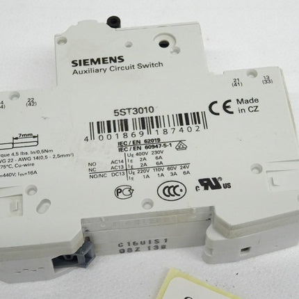 Siemens 5SL6116-7 MCB C16 + 5ST301