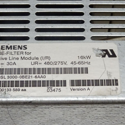 Siemens Line FIlter for Active Line Module 6SL3000-0BE21-6AA0 / 6SL 3000-0BE21-6AA0