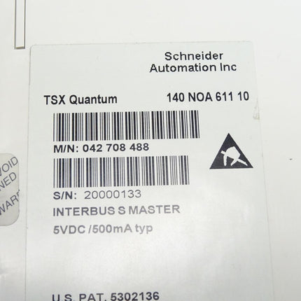 Schneider Automation TSX Quantum 140-NOA-611-10 140 NOA61110 140NOA61110 042708488