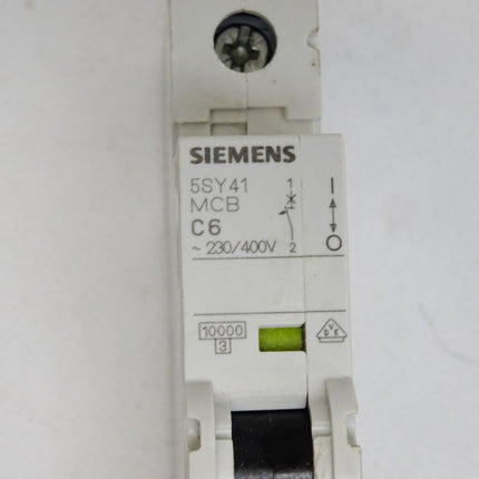 Siemens Leitungsschutzschalter 5SY41 MCB C6 5SY4106-7