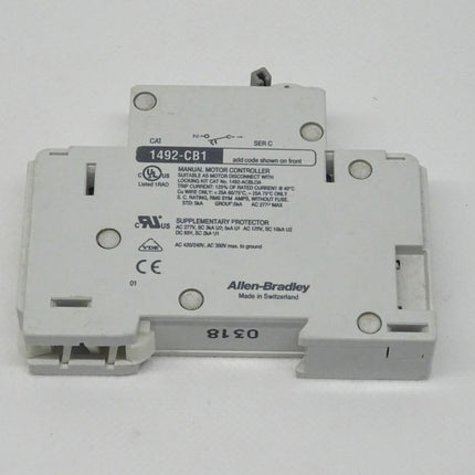 Allen Bradley 1492-CB1G040 Ser. C Motorkontrolle 1492CB1G040 / 4A / 1/3HP