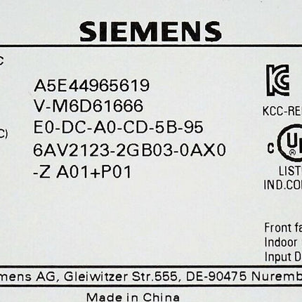 Siemens A5E31735271 Displayhalter für KTP700 Basic 6AV2123-2GB03-0AX0