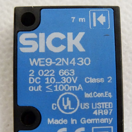 Sick Lichtschranke 2022663 WE9-2N430 / Neu