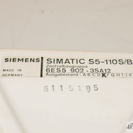 Siemens 6ES5902-3SA12 Simatic S5 6ES5 902-3SA12 Zentralbaugruppe