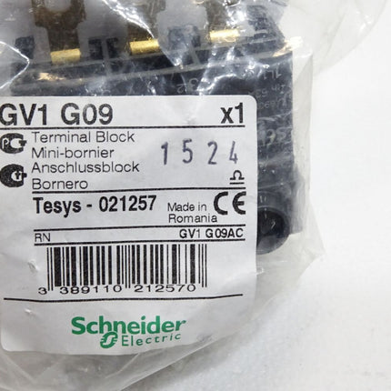 Schneider Electric GV1 G09 GV1G09 Anschlussblock TeSys 021257 / neu OVP