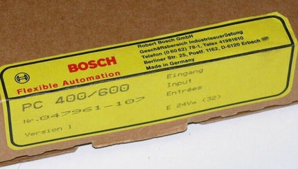 Bosch PC 400/600 // 047961-104401 INPUT E24V - NEU