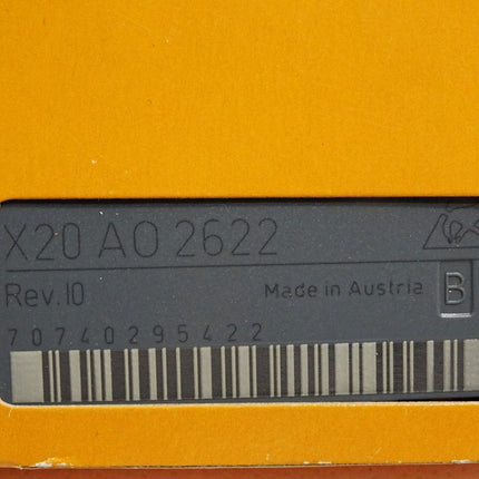 B&R X20AO2622 X20 AO 2622 Rev.I0 2 analoge Ausgänge / Neu OVP