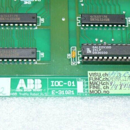 ABB IOC-01 E-31021, E031021 ,3E031021, E31021 I/O Card Rev. C