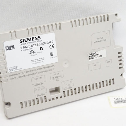 Siemens Backcover Rückschale Panel TP177B Color 6AV6642-5BA00-0AE0 6AV6 642-5BA00-0AE0