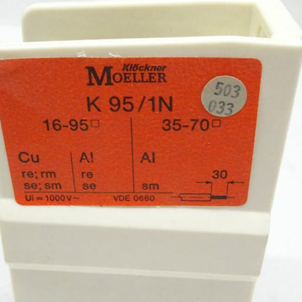 Klöckner Moeller Anschlussklemme K95/1N / VDE 0660