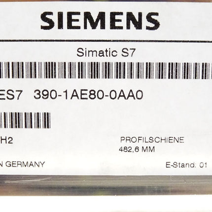 Siemens Profilschiene 6ES7390-1AE80-0AA0 / 6ES7 390-1AE80-0AA0 /