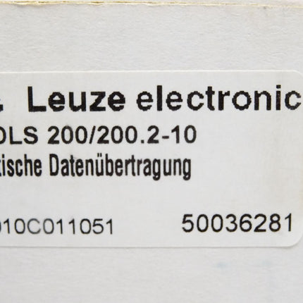 Leuze electronic DDLS200/200.2-10 50036281 Optische Datenübertragung / Neuwertig OVP