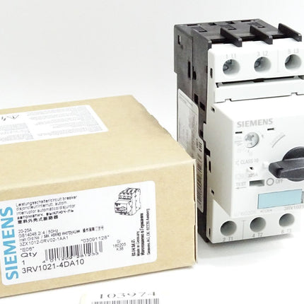 Siemens Leistungsschalter 3RV1021-4DA10 / Neu OVP