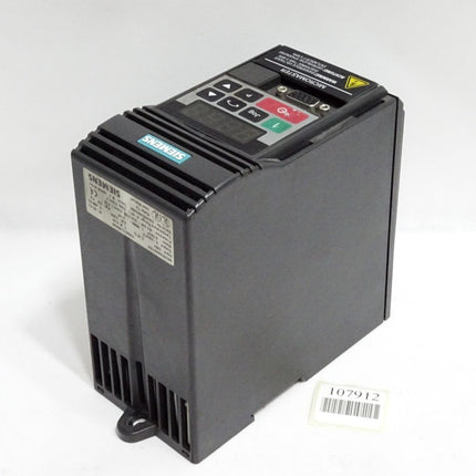 Siemens Micromaster 6SE9212-8BA40 0.75HP 550W