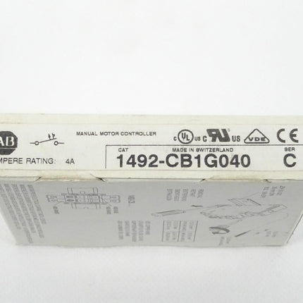 Allen Bradley 1492-CB1G040 Ser. C Motorkontrolle 1492CB1G040 / 4A NEU-OVP