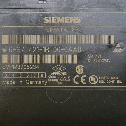 Siemens Simatic S7 6ES7421-1BL00-0AA0 / 6ES7 421-1BL00-0AA0