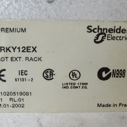 Schneider Electric TSX Premium TSXRKY12EX / 12 Slot Ext. Rack