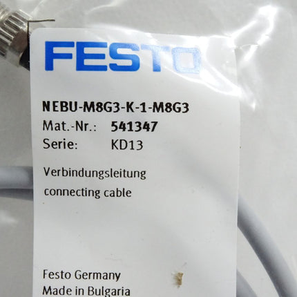 Festo 541347 NEBU-M8G3-K-1-M8G3 Verbindungsleitung / Neu OVP