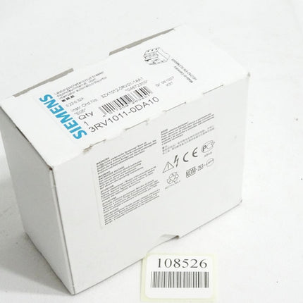 Siemens Leistungsschalter 3RV1011-0DA10 / Neu OVP