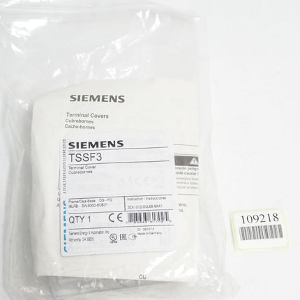 Siemens TSSF3 Terminal cover for 3VL9300-8CB31 / Neu OVP