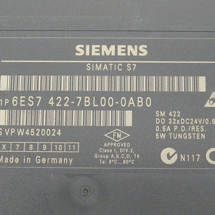 Siemens 6ES7422-7BL00-0AB0 Simatic S7 6ES7 422-7BL00-0AB0 E:06 neuwertig