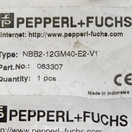 Pepperl+Fuchs 083307 BB2-12GM40-E2-V1 Induktiver Sensor / Neu OVP