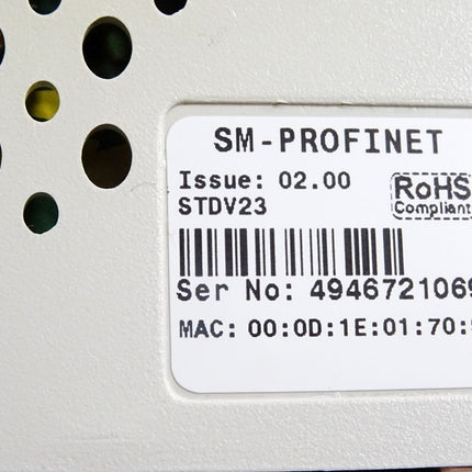 Emerson Control Techniques Unidrive SP SP1401 + SM-Applications Plus STDV34 + SM-Profinet STDV23 + Schaffner FS6008-10-07